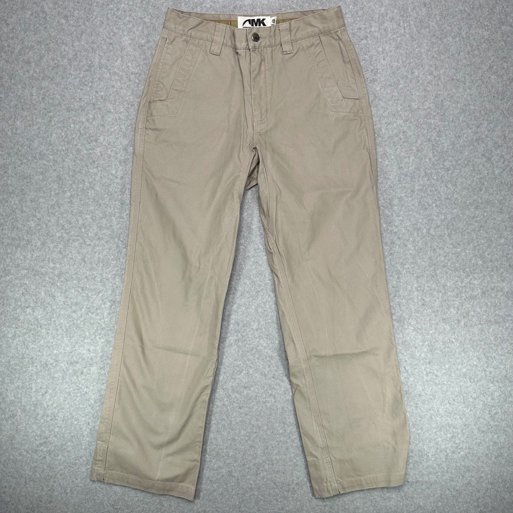 Mountain Khakis MK Jackson Hole Wyoming Mens 30x32 Khaki Tan Cotton Canvas Pants